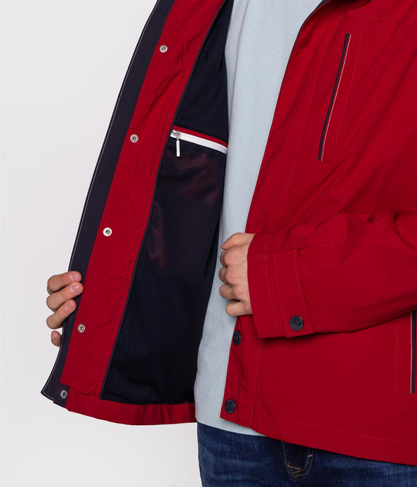 Kurtka przejściowa z kapturem DARREN 6058 RED