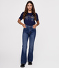Jeansy damskie bootcut MERY 2417 STONE USED