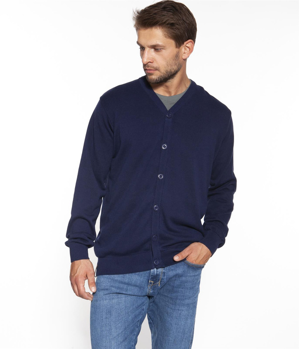 Krótki kardigan DELIN 3923 NAVY