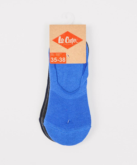 Skarpetki stopki balerinki mix 3-pak INVSOCKS 1802 BLUE MIX