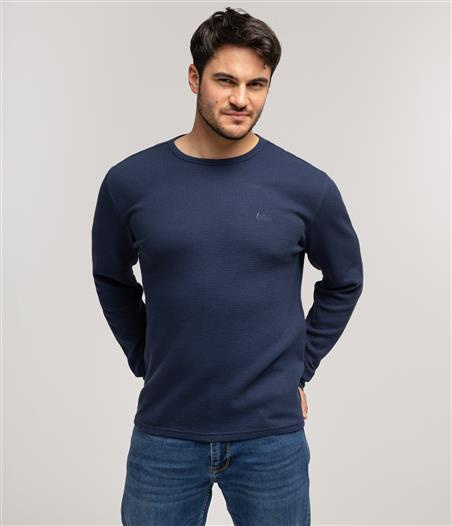 T-shirt z długim rękawem MATEO 2650 DRESS BLUE