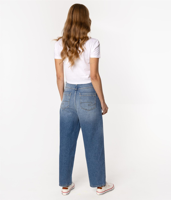 Jeansy damskie balloon CERES 3122 LIGHT WASH