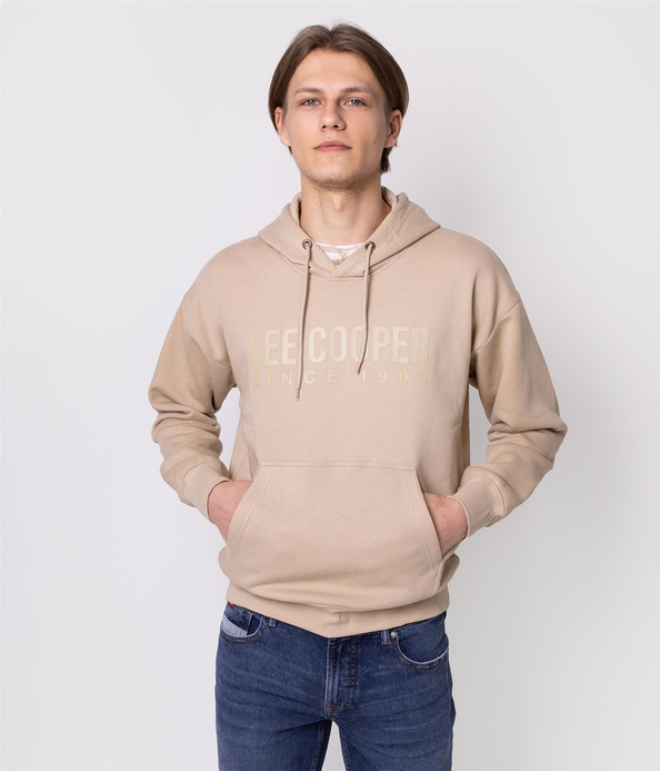 Bluza męska z kapturem i logo ETAN 4263 SAFARI