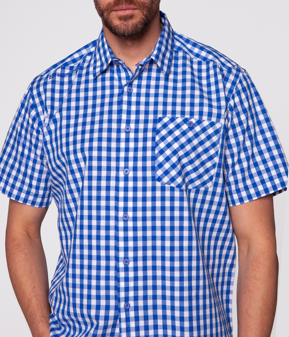 Koszula męska regular REVIO2 KL22 VICTORIA BLUE