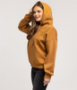 Bluza oversize z kapturem LIRA 5665 BROWN SUGAR
