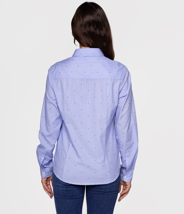 Koszula damska regular VALERIE 8233 BLUE