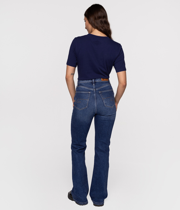 Jeansy damskie bootcut MERY 2417 STONE USED