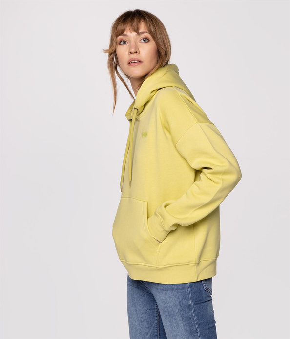 Bluza damska z kapturem i małym logo EVELINE 4524 ENDIVE