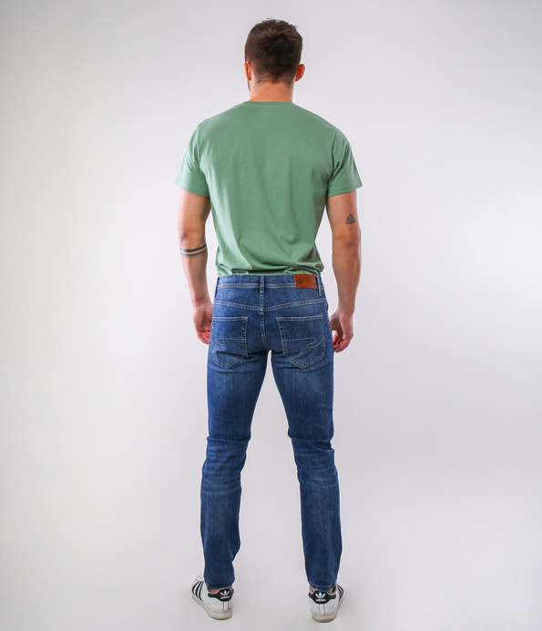 Jeansy męskie slim LC7110+ 2617 BRUSHED USED