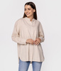 Koszula oversize z lnem LISA 2060 BEIGE