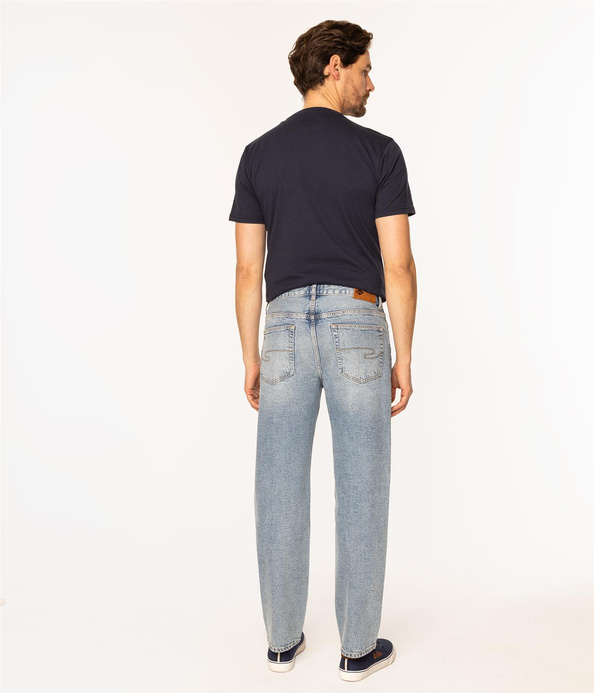 Jeansy męskie straight LUIS 3148 LIGHT USED