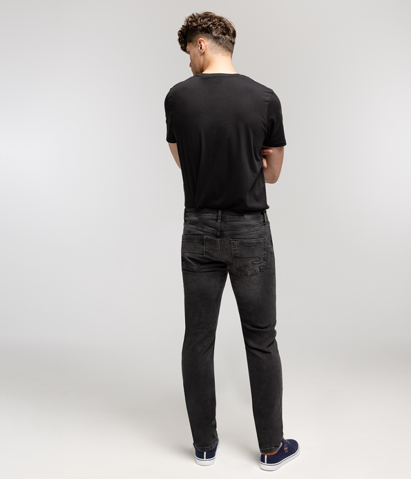 Jeansy męskie slim NORRIS 1049 BLACK USED