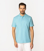 Koszula polo męska regular ALFI 4146 CABANA BLUE