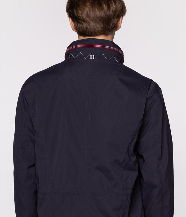 Kurtka przejściowa z chowanym kapturem DEREK 8045 NAVY