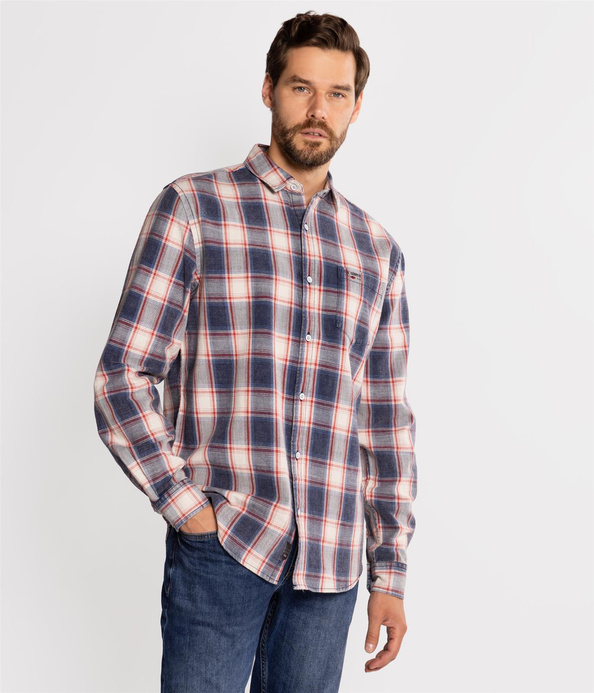 Koszula męska regular MANOLO 8355 DRESS BLUE