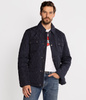 Pikowana kurtka LUCIANO 9064 NAVY BLAZER
