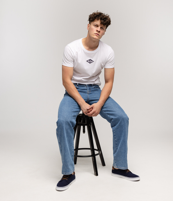 Jeansy męskie baggy BENITO 4187 DOUBLE STONE