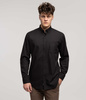 Koszula męska comfort z długim rękawem NEW TENBY 03ZG BLACK
