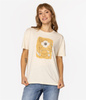 T-shirt damski z nadrukiem FLOWERS7 1145 SOLITARY STAR