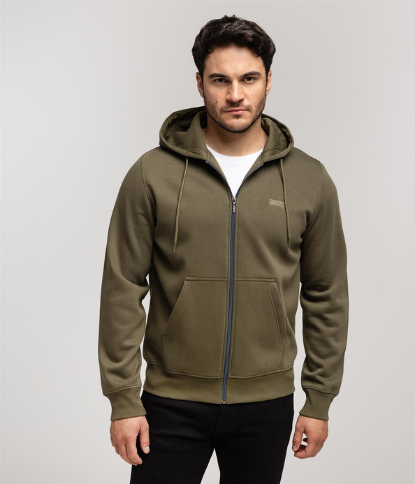 Bluza rozpinana z kapturem HUGH 5152 KHAKI