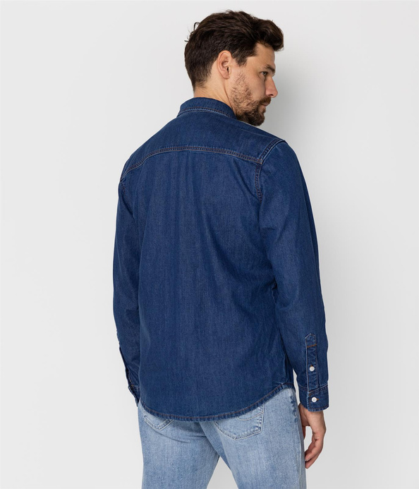 Jeansowa koszula męska JAY 2479 DARK USED