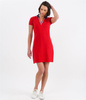 Sukienka z kołnierzykiem LARA 9980 RED