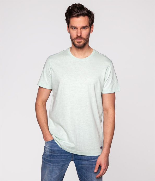 Melanżowy t-shirt z lnem TEO 6007 SPRAY