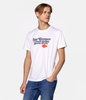 T-shirt z nadrukiem BRAND7 7010 WHITE