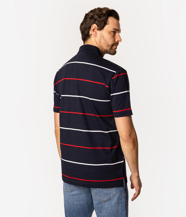 Koszulka polo męska w paski TORRIAN 5057 NAVY