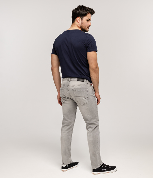 Jeansy męskie comfort slim DENZEL 3009 GREY