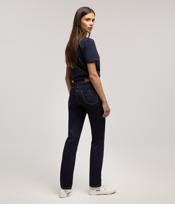 Jeansy damskie regular KIM 2249 RINSED