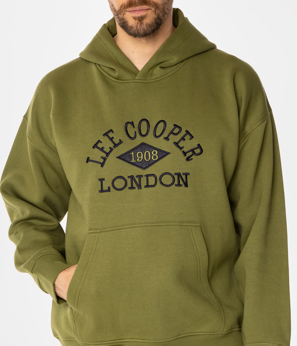 Bluza unisex z kapturem LOGO 2975 SPHAGNUM