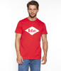 T-shirt z logo LOGO DIAMOND 1840 RED