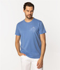 T-shirt męski z nadrukiem SUMMER 1145 PLACID BLUE