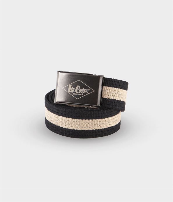 Parciany pasek z klamrą LCJ022 NERO SABIA