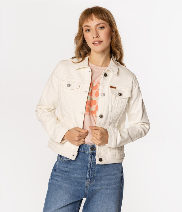 Kurtka jeansowa damska FABIA 4842 WHITE