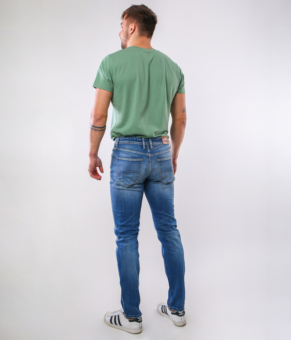 Jeansy męskie slim HUNTER 2612 BRUSHED USED