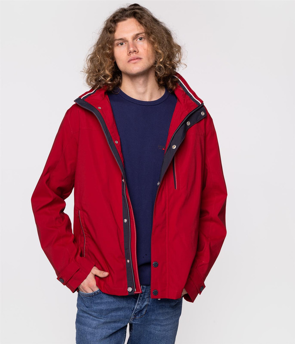 Kurtka przejściowa z kapturem DARREN 6058 RED