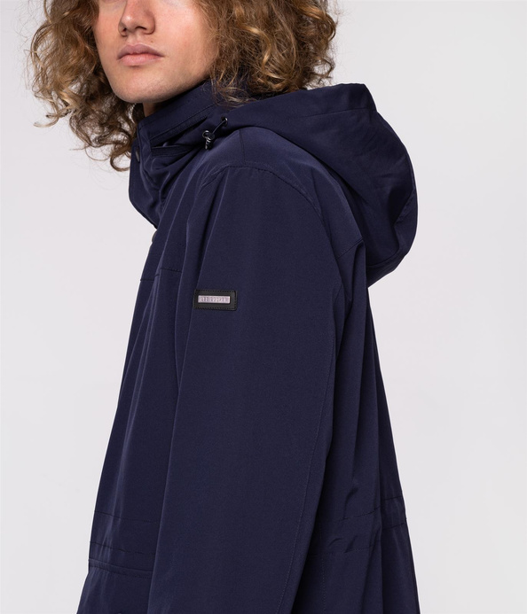 Kurtka przejściowa z chowanym kapturem DAMIAN 4700 NAVY