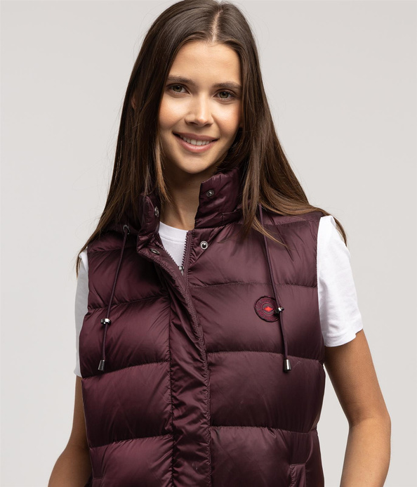 Puchowa kamizelka LARITA 8020 WINE