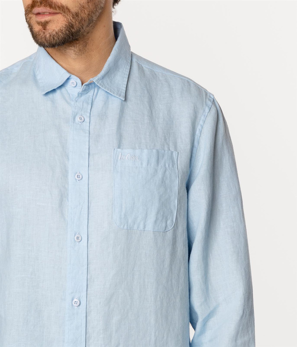 Lniana koszula męska regular z długim rękawem ROGER 2020 WINDSURFER