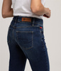 Jeansy damskie slim AMBER 2519 DARK USED