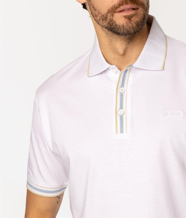 Koszulka polo męska TOR 5001 WHITE