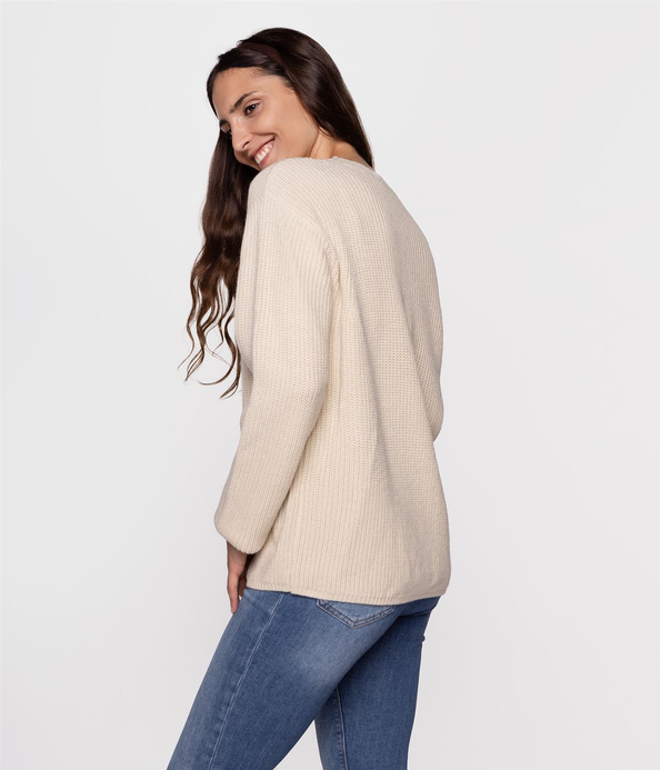 Sweter damski BEJA 8128 ECRUE