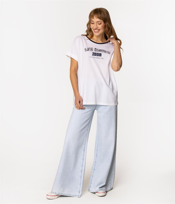 Jeansy damskie wide leg APRIL 3165 LIGHT USED