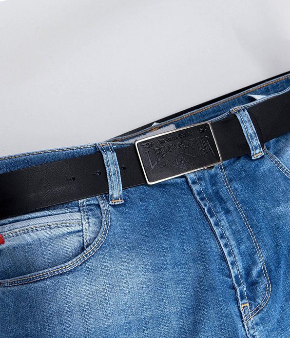 Skórzany pasek LCJ14 BLACK