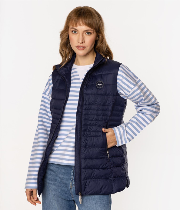 Kurtka damska z kamizelką i kapturem VALERIA 7000 NAVY