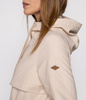 Przejściowa parka z kapturem VIOLA 6700 BEIGE