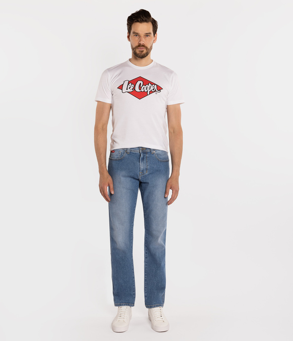 Jeansy męskie tapered LC7504 1533 LIGHT USED