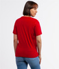 T-shirt z bawełną organiczną OLENA 4048 RED